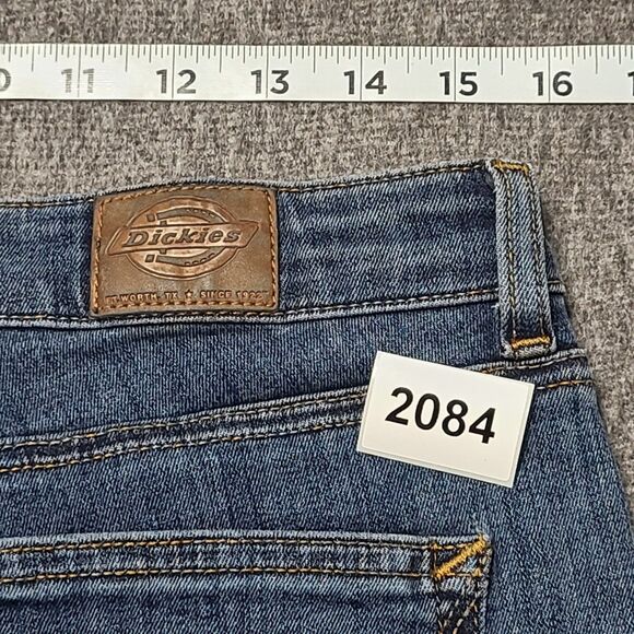 Dickies Womens Jeans 12 Skinny Slim Straight Western Cowgirl Denim Pants - Picture 9 of 9